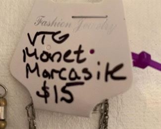 Vintage Monet Marcasite