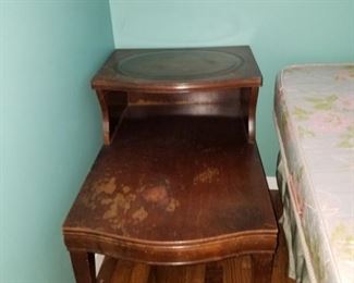 Wood Bedside Table