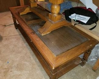 Coffee Table w/ Glass Top