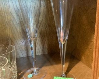 Pair Tiffany Champagne Glasses