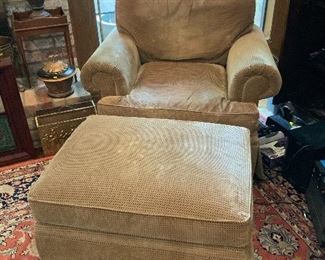 Henredon Chair & Ottoman