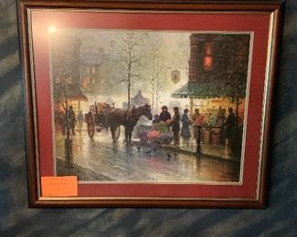 G. Harvey "Morning Market" Signed & Numbered