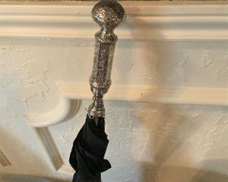 Silver Plate Umbrella Handle