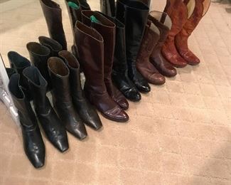 Cole Haan, Ferragamo & Vintage Western Boots