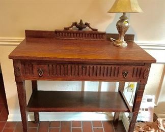 Antique Tiger Oak Table