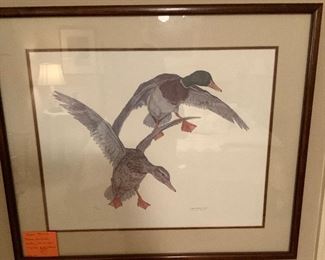 Signed and Numbered Cathy Munson Duck Print