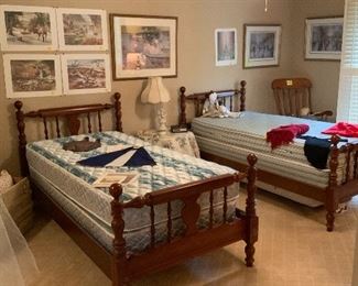 Ethan Allen Twin Beds