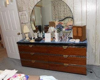 4-piece Bedroom Set with mirror-$250 on Sunday.  Made in Italy!