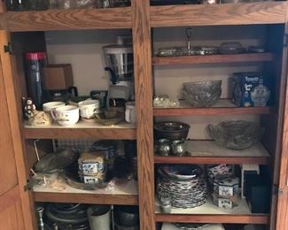assorted serveware, household
