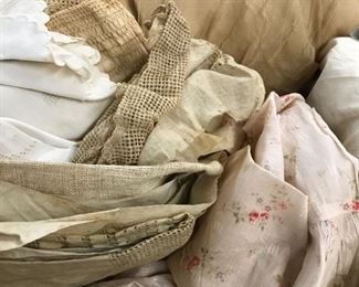 old lace and fabrics