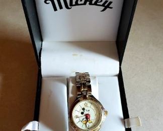 Disney Mickey Mouse Watch Two-Toned