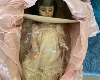 #53 bb misc Madame Alexander Claira doll in night gown   $30.00