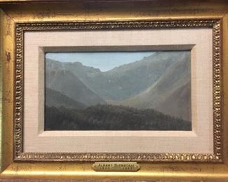 Albert Bierstadt (German/American, 1830 – 1902) "White Mountains, N.H.", Circa 1898
