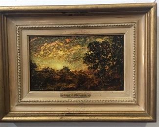 Ralph A. Blakelock (American, 1847 – 1919) , "Sunset"