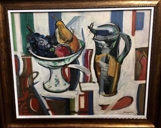Ben Benn (Russian/American, 1884 – 1983) "Fruit Pitcher and Still Life"
