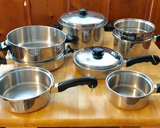 Saladmaster 10 piece cookware set
