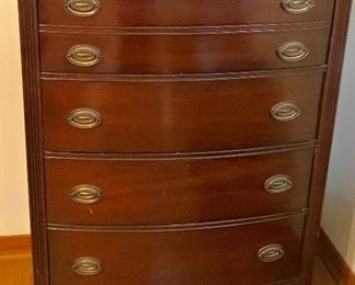 Duncan Phyfe style chest of drawers