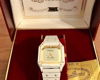 Dufonte white enamel lady’s watch