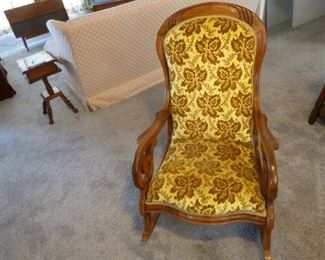 Victorian style rocker