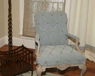 lovely open arm side chair