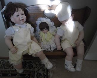 3 of hundreds of dolls d