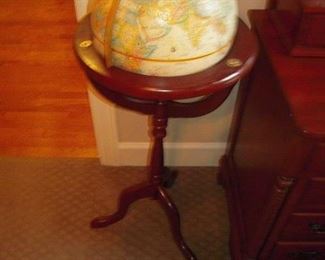 globe on stand