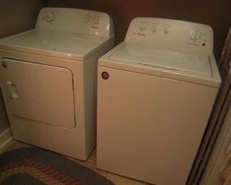 WHIRLPOOL washer& drier( used less than 6 months)