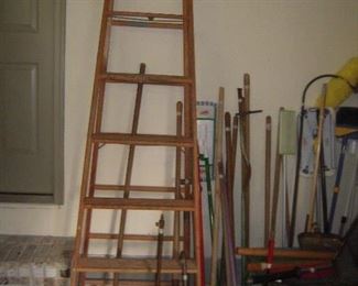 8 ft step ladder, yard tools