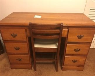 Vintage student desk