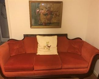 Vintage Duncan Phyfe Style Sofa-Excellent Condition