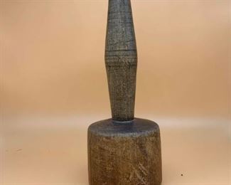 Antique British fish mallet
