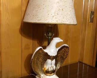 Vintage Eagle Lamp