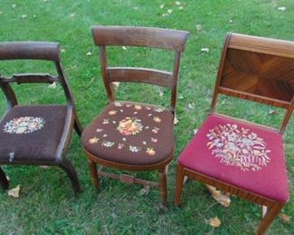 Tapestry chairs