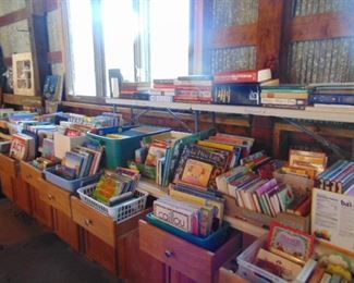 Huge collection of books. Some first editions and some books written in German.