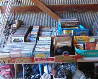 CD's, DVD's, records, etc...
