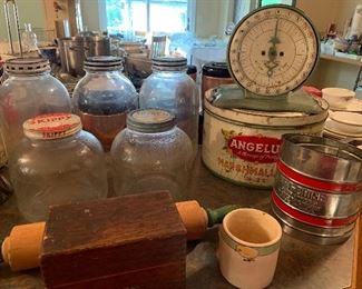 Vintage jars and tins and more 
