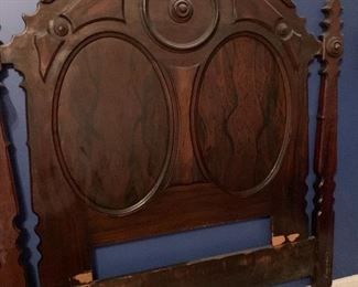 Antique headboard (there is a matching footboard)