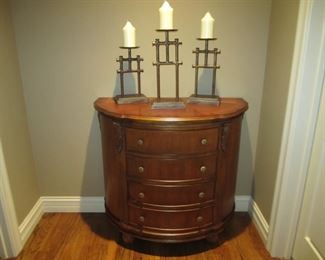 HALF MOON CHEST AND CANDLE SET