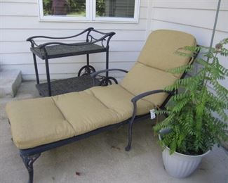 CHAISE AND TEA CART