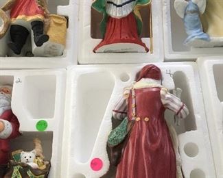 Lenox porcelain Santa Claus collection