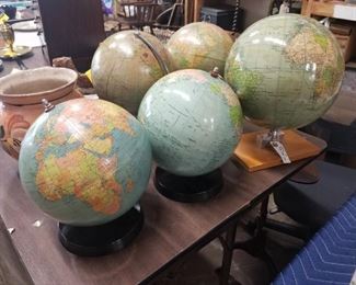 antique globes