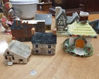 porcelain collectible houses