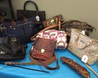Boutique purses:  Gucci, Brahmin, Dooney & Bourke!  Some sold.