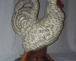 Price Cut - $50 - Large 2 ft high ceramic Rooster