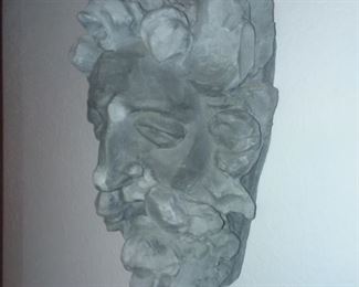 Price Cut - $20 - cast stone head. 8x8x14