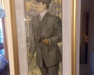 Price Cut - $50 - Large framed print. 22x42