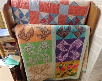 Quilts and quilt Rack