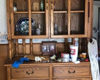 Nice Oak China Cabinet