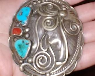 Turquoise Belt Buckle