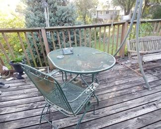 Wrought Iron Patio Set